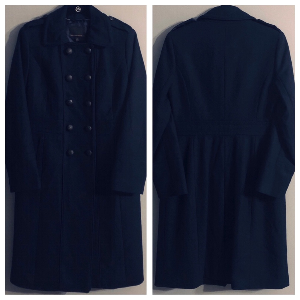 NWOT BANANA REPUBLIC Italian Navy Military Coat - Picture 7 of 7
